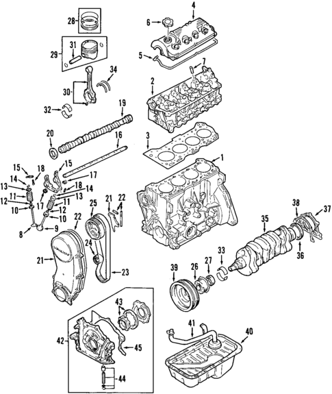 Oil Pump for 2001 Suzuki Vitara #0