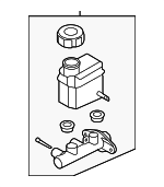 585101U801 - Body: Master Cylinder for Hyundai Image
