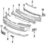 71102SP1A00ZG - : Lamp Cover for Acura Image