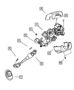 5083733AA - Steering: Steering Column, Export for Mopar Image