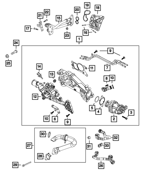 EGR System for 2019 Jeep Compass #0