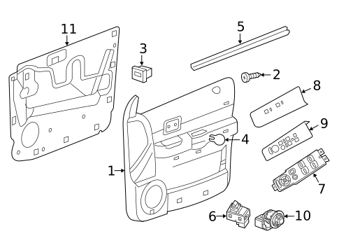 Mirrors for 2008 Chrysler Aspen #0
