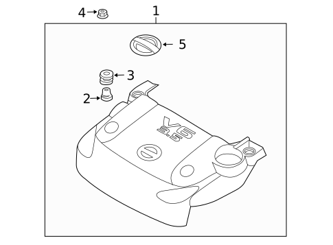 Engine Appearance Cover for 2005 Nissan 350Z #0