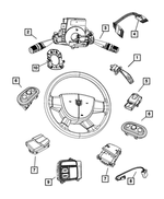 68088161AB - Electrical: Steering Wheel Wiring for Mopar Image image