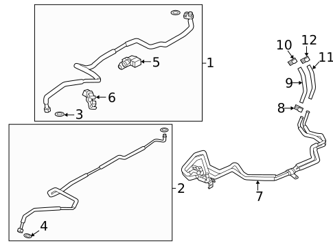Hoses & Pipes for 2018 Mazda CX-9 #0