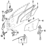 GA2N58310C - : Lock for Mazda: 626 Image