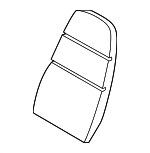 9P1881551 - Body: Seat Back Pad for Porsche Image