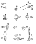 68245081AB - Electrical: Acceleration Sensor for Chrysler: Pacifica | Jeep: Compass Image