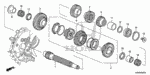 23220RPFA00 - Transmission - Manual: COUNTERSHAFT for Honda Image