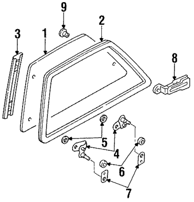 B46750F20 - : Molding for Mazda Image