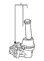 26112227 - : Power Steering Pump for Saab: 9-7x Image