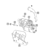 4608997AF - Electrical: Wiring Harness Bracket for Mopar Image