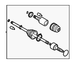 28321SC033 - : Axle Assembly for Subaru Image