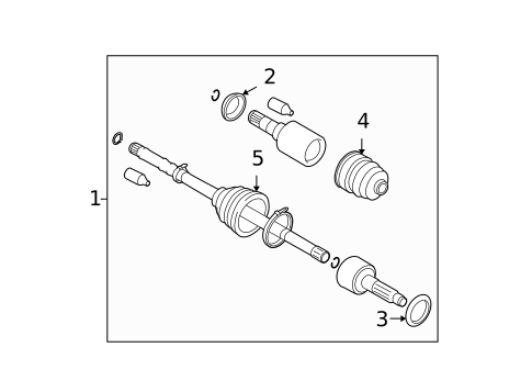 Drive Axles for 2013 Subaru Forester #0