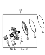 6101526 - 545RFE; 5-Speed; Automatic Transmission: Hex Flange Head Screw for Chrysler: Aspen | Dodge: Dakota, Durango, Ram 1500, Ram 2500, Ram 3500 | Jeep: Commander, Grand Cherokee, Liberty, Wrangler, Wrangler JK | Ram: 1500, 1500 Classic, 2500, 3500, Dakota, ProMaster City Image