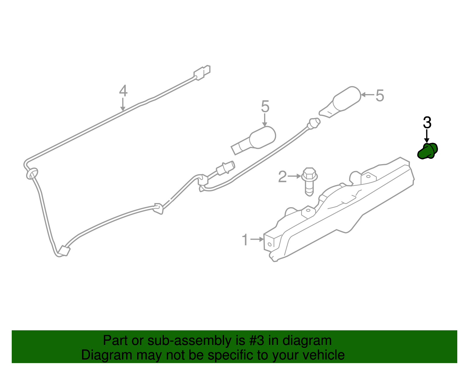 SU003-02984 - Bumper Cover Support Rail Clip 2013-2025