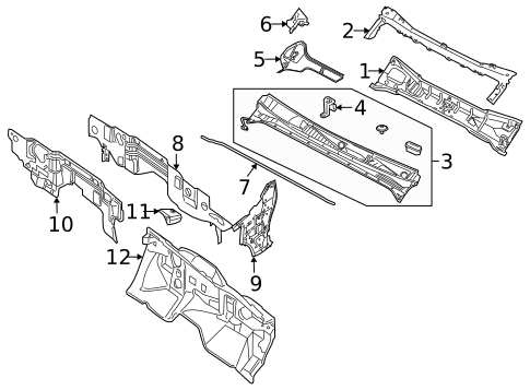 Cowl for 2009 Nissan Pathfinder #0