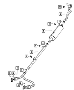 55398268AH - Exhaust: Exhaust Extension Pipe for Mopar Image