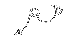 59795JI000 - : Rear Speed Sensor for Genesis: Electrified G80 Image