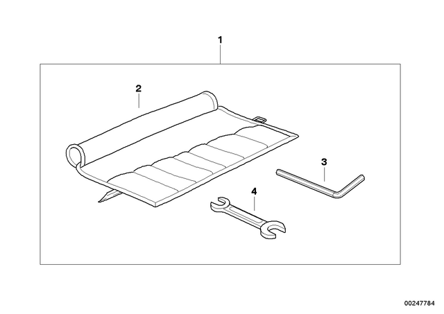 71117692709 - Parts and Accessories for Engine / Chassis: Tool Bag -  for BMW-Motorrad Image