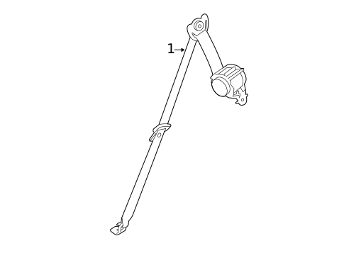 Third Row Seat Belts for 2020 BMW X5 #0