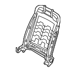883103X310 - Body: Seat Back Frame for Hyundai: Elantra Image