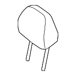 887003X000XPBK - Body: Headrest for Hyundai: Elantra Image