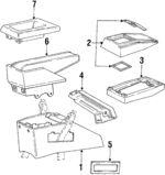 E6FZ58043B62A - Body: Bottom Panel for Ford: Escort, EXP Image