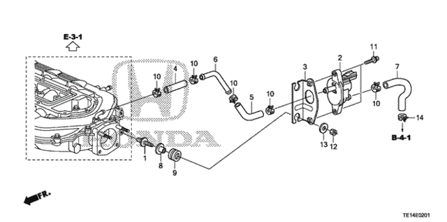 Tubing (V6) for 2012 Honda Accord #0