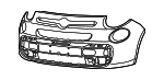 6QD75TZZAA - Body: Bumper Cover for Mopar Image