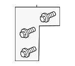 N10642101 - Body: Bottom Panel Bolt for Porsche Image image