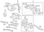 2133520700 - Suspension: Lower Control Arm Cover for Mercedes-Benz Image