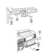 52080351AA - : Tire Pressure Label for Mopar Image