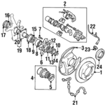 5522257B10 - Brakes: Splash Shield for Suzuki Image