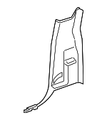 5HP46XDVAA - Body: Lower Pillar Trim for Mitsubishi Image