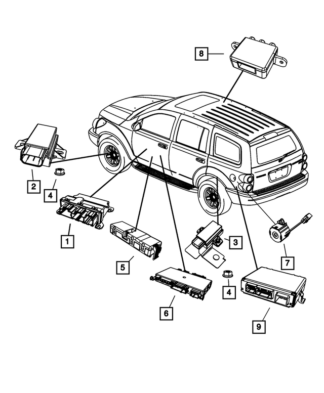 56029387AC - Electrical: Tire Pressure Monitoring Module for Mopar Image image
