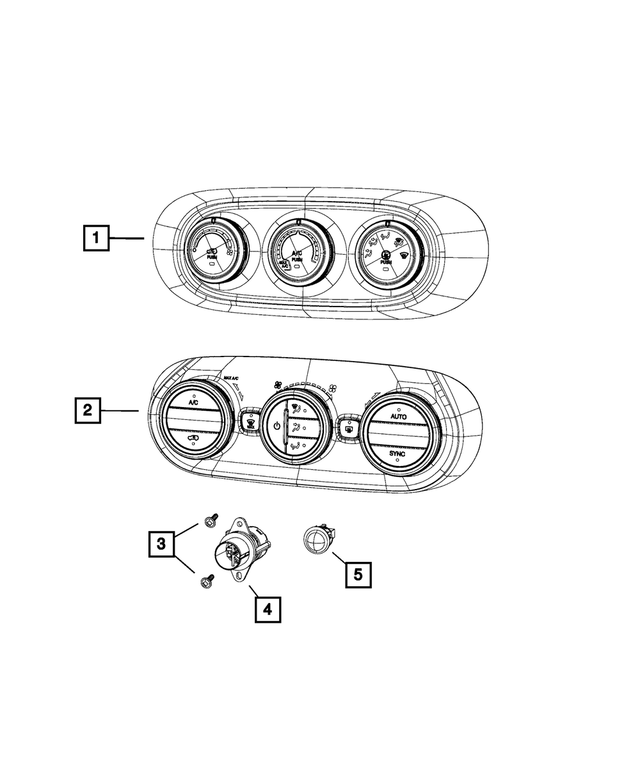 7SV58LXHAA - Air Conditioners and Heaters: A/c And Heater Module for Mopar Image image