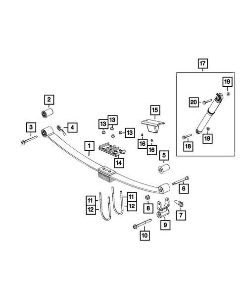 Rear Suspension and Cradle for 2022 Ram 3500 #0