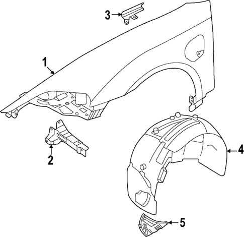 Fender & Components for 2023 Porsche Taycan #0