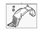 86811B2500 - : Fender Liner for Kia: Soul Image