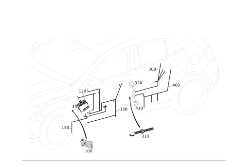 Door Wiring Harness and Door Control Module for 2016 Mercedes-Benz GLA250 #0