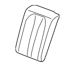 8W0885805BAIHZ - Body: Seat Back Cover for Audi: A4, A4 allroad, A4 Quattro, A5 Sportback, S5 Sportback Image