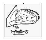 8791074090 - Body: Mirror Assembly for Scion: iQ Image