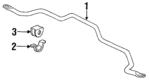 51300SM4023 - Suspension: Stabilizer Bar for Honda: Accord Image