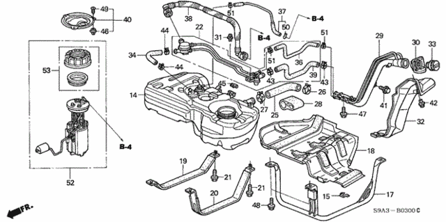 Fuel Tank (1) for 2003 Honda CR-V #0