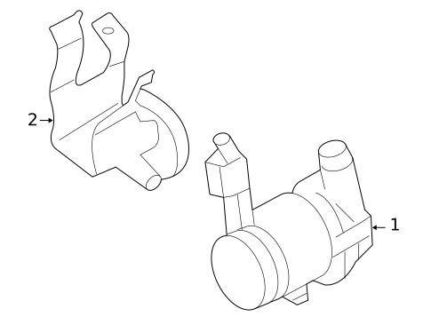 Water Pump for 2006 Audi A8 Quattro #1