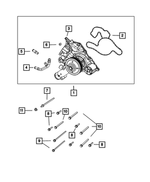 6036307AA - Cooling: Pipe Plug for Chrysler: 300, Aspen, Pacifica, Town &amp; Country, Voyager | Dodge: Caravan, Challenger, Charger, Dakota, Durango, Grand Caravan, Magnum, Nitro, Ram 1500, Ram 2500, Ram 3500 | Jeep: Commander, Grand Cherokee, Grand Cherokee L, Grand Wagoneer, Liberty, Wrangler | Ram: 1500, 1500 Classic, 2500, 3500, Dakota Image