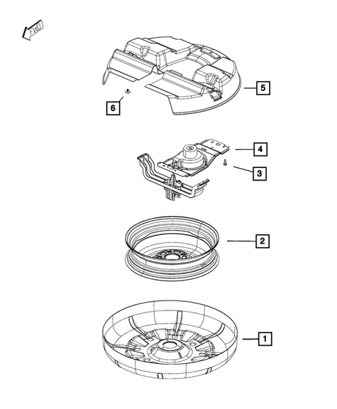 Wheel Spare for 2015 Dodge Grand Caravan #0
