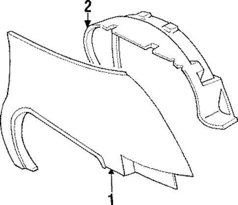 Fender & Components for 1996 Chevrolet Lumina APV #0