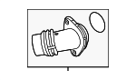 11515A55478 - Cooling System: Elbow for BMW Image